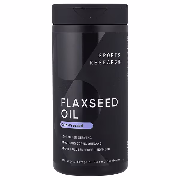 SR Flaxseed oil with Plant based Omega 3 1200mg 180 Softgels FG212