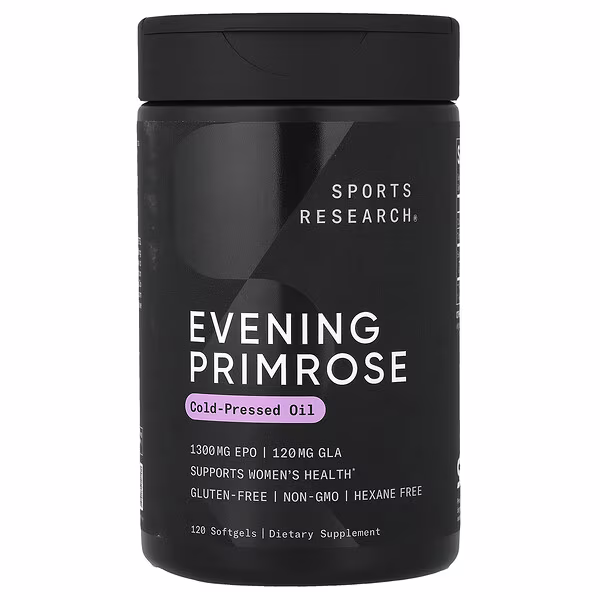 SR Evening Primrose Unflavored 1300mg 120 Softgels FG10