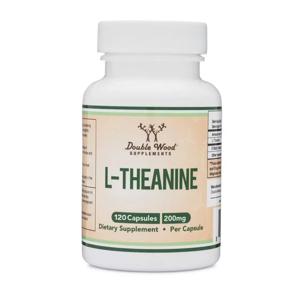 Double Wood L-Theanine 200mg - 120 Capsules